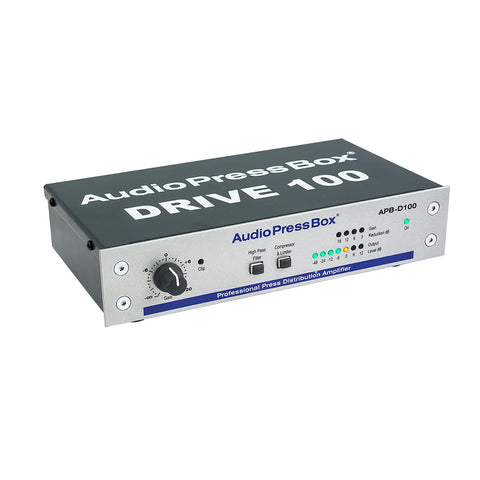 AudioPressBox APB-D100, Active, Portable, Audio Splitter, 1 Line input, 2 Line/MIC outputs